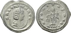 Roman Imperial Coins SALONINA (Augusta, 254-268). Antoninianus. Antioch. Obv: SALONINA AVG. Diademed and draped bust left, set on crescent. Rev: AEQVITAS AVG / XXI C. Aequitas standing left, holding s