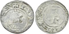 Medieval Coins MEDIEVAL. Uncertain. Pfennig. Obv: Architectural Depiction. Rev: Cross. . Condition: Very fine. Weight: 0.84 g. Diameter: 20 mm.