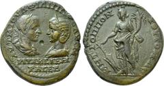 Roman Provincial Coins MOESIA INFERIOR. Tomis. Philip I 'the Arab', with Otacilia Severa (244-249). Ae. Obv: AVT M IOVA ΦΙΛΙΠΠΟC AVΓ M WTAK CEBHRA CEB. Laureate, draped and cuirassed bust of Philip an