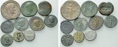 Group Lots 10 Roman Coins; Macrinus, Maximinus Thrax etc. Obv: . Rev: . . Condition: See picture. Weight: g. Diameter: mm.