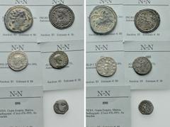 Group Lots 5 Roman and Indian Coins; Aurelianus, Philippus Arabs etc. Obv: . Rev: . . Condition: See picture. Weight: g. Diameter: mm.