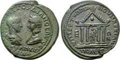Roman Provincial Coins MOESIA INFERIOR. Marcianopolis. Gordian III and Tranquillina (238-244). Ae Pentassarion. Obv: AVT K M ANT GOPΔIANOC AVΓ CE TRANKYΛΛEINA. Laureate, draped and cuirassed bust of G
