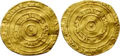 Medieval Coins ISLAMIC. Fatimid. Al-Mu'izz (AD 341-364 / 953-975 AD). Dinar. Al-Mansuriya. Dated AH 360 (971 AD). Obv: Arabic legend. Rev: Arabic legend. . Condition: Fine. Weight: 3.86 g. Diameter: 2