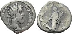 Roman Imperial Coins DIDIUS JULIANUS (193). Denarius. Rome. Obv: IMP CAES M DID IVLIAN AVG. Laureate head right. Rev: P M TR P COS. Fortuna standing left, holding rudder on globe and cornucopia. RIC 2
