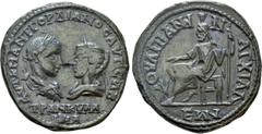 Roman Provincial Coins THRACE. Anchialus. Gordian III, with Tranquillina (238-244). Ae. Obv: AVT K M ANT GOPDIANOC AVG CAB TPANKYLLEINA. Laureate, draped and cuirassed bust of Gordian and draped bust 