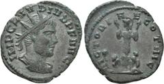 Roman Imperial Coins CLAUDIUS II GOTHICUS (268-270). Antoninianus. Cyzicus. Obv: IMP CLAVDIVS P F AVG. Radiate, draped and cuirassed bust right. Rev: VICTORIAE GOTHIC. Trophy between two captives. RIC