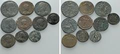 Group Lots 10 Roman Coins; Galeria Valeria, Eudoxia etc. Obv: . Rev: . . Condition: See picture. Weight: g. Diameter: mm.