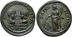 Roman Provincial Coins THRACE. Mesambria. Gordian III with Tranquillina (238-244). Ae Obv: AVT K M ANT ΓOPΔIANOC AVΓ CEB / TPANKVΛΛINA. Draped busts of Gordian, laureate, draped and cuirassed, and Tra