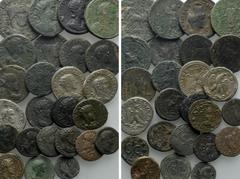 Group Lots 25 Roman Provincial Coins; Including Tetradrachms. Obv: . Rev: . . Condition: See picture. Weight: g. Diameter: mm.