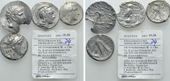 Group Lots 4 Greek Tetradrachms. Obv: . Rev: . . Condition: See picture. Weight: g. Diameter: mm.