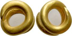 Celtic Coins CELTS. GOLD Ring Money (Circa 1150-750 BC). Obv: . Rev: . Cf. Van Arsdell 1-3. Condition: See picture. Weight: 8.46 g. Diameter: 14 mm.