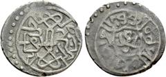 Medieval Coins OTTOMAN EMPIRE. Mehmed II (AH 855-886 / 1451-1481). Akçe. Serez. Obv: Legend. Rev: Legend. Cf. Album 1304. Condition: Very fine. Weight: 1.05 g. Diameter: 12 mm.