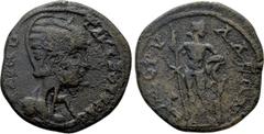 The Dr. F. Jarman Collection: Mints of the Roman Empire - Part II PHRYGIA. Dorylaeum. Otacilia Severa (Augusta, 244-249). Ae. Obv: MAPK OTAK CEOVHPA C. Draped bust right, wearing stephane; c/m: H with