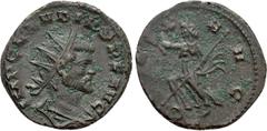 Roman Imperial Coins CLAUDIUS II GOTHICUS (268-270). Antoninianus. Mediolanum. Obv: IMP CLAVDIVS P F AVG. Radiate, draped and cuirassed bust right. Rev: PAX AVG / T. Pax advancing left, holding branch