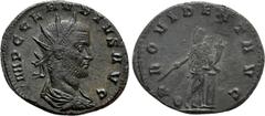 Roman Imperial Coins CLAUDIUS II GOTHICUS (268-270). Antoninianus. Rome. Obv: IMP C CLAVDIVS AVG. Radiate, draped and cuirassed bust right. Rev: PROVIDENT AVG. Providentia standing left, legs crossed,