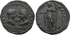 Roman Provincial Coins THRACE. Mesambria. Philip I 'the Arab', with Otacilia Severa (244-249). Ae. Obv: ΑΥΤ Μ ΙΟΥΛ ΦΙΛΙΠΠOC W Τ ϹEΒΗΡΑ ϹEΒ. Draped busts of Philip, laureate and cuirassed, and Otacilia