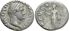 Roman Imperial Coins OTHO (69). Denarius. Rome. Obv: IMP M OTHO CAESAR AVG TR P. Bare head right. Rev: SECVRITAS PR. Securitas standing left, holding wreath and sceptre. RIC² 8. Condition: Fine. Weigh