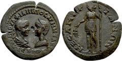 Roman Provincial Coins THRACE. Mesambria. Philip I 'the Arab', with Otacilia Severa (244-249). Ae. Obv: ΑΥΤ Μ ΙΟΥΛ ΦΙΛΙΠΠOC Μ WΤAKIΛ ϹЄΒΗΡΑ ϹЄΒ. Draped busts of Philip, laureate, draped and cuirassed,