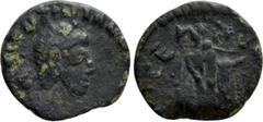 Roman Imperial Coins VALENTINIAN III (425-455). Nummus. Rome. Obv: D N PLA VALENTINIANVS P F AVG. Diademed, draped and cuirassed bust right. Rev: SALVS REIPVBLICE / RM. Victory advancing left, holding