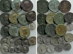 Group Lots 20 Roman Coins; Maximinus Thrax etc. Obv: . Rev: . . Condition: See picture. Weight: g. Diameter: mm.