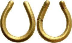 Celtic Coins CELTIC. GOLD Torque Ring Money (Circa 1150-750 BC). Obv: . Rev: . Cf. Van Arsdell 1-3. Condition: See picture. Weight: 8.26 g. Diameter: 24 mm.