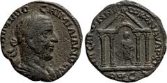 Roman Provincial Coins CILICIA. Aegeae. Aemilianus (252-253). Ae. Dated CY 299 (253). Obv: ΑΥΤ ΑΙΜΙΛΙΟϹ ΑΙΜΙΛΙΑΝΟϹ ϹƐΒ. Laureate, draped and cuirassed bust right. Rev: ΑΙΓƐΑΙⲰΝ ΝƐⲰΚΟ ΝΑΥΑΡΧΙϹ, / ΘϘϹ. 