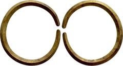 Celtic Coins CELTS. GOLD Ring Money (Circa 1150-750 BC). Obv: . Rev: . Cf. Van Arsdell 1-3. Condition: See picture. Weight: 9.34 g. Diameter: 37 mm.