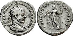 Roman Imperial Coins MACRINUS (217-218). Antoninianus. Rome. Obv: IMP C M OPEL SEV MACRINVS AVG. Radiate, draped and cuirassed bust right. Rev: IOVI CONSERVATORI. Jupiter standing left, holding sceptr