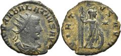 RÖMER RÖMISCHE KAISERZEIT. Vabalathus, 270 - 272 n. Chr. Antoninian ø 20mm (2,80g). 271 - 272 n. Chr. Mzst. Antiochia. Vs.: IMP C VHABALATHVS AVG, drapierte Panzerbüste mit Strahlenkrone n.r. Rs.: VIR