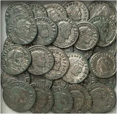 Tetrarchie, Folles, verschiedene Kaiser der 1. Tetrarchie. 40 Stück! ss, ss-vz