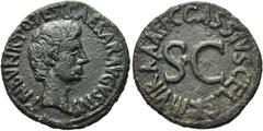RÖMER RÖMISCHE KAISERZEIT. Augustus, 27 v. Chr. - 14 n. Chr. AE As ø 28mm (11,11g). 16 v. Chr. Mzst. Rom. Münzmeister C. Cassius C. F. Celer. Vs.: CAESAR AVGVSTVS TRIBVNIC POTEST, Kopf n. r. Rs.: C CA