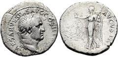 RÖMER RÖMISCHE KAISERZEIT. Vespasian, 69 - 79 n. Chr. Denar ø 18mm (3,01g). 71 n. Chr. Mzst. Ephesus. Vs.: IMP CAESAR VESPAS AVG [COS III TR P P P], Kopf mit Lorbeerkranz n. r. Rs.: PACI AVGVSTAE / EP