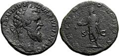 ROMER RÖMISCHE KAISERZEIT. Didius Iulianus, 193 n. Chr. AE Sesterz ø 30mm (15,53g). Mzst. Rom. Vs.: IMP CAES M DID SEV-ER IVLIAN AVG, Kopf mit Lorbeerkranz n. r. Rs.: RECTOR ORBIS / S - C, Didius Iuli