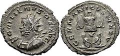ROMER RÖMISCHE KAISERZEIT. Gallienus, Samtherrschaft, 253 - 260 n. Chr. Antoninian ø 24mm (4,18g). 257 - 258 n. Chr. Mzst. Colonia Claudia Ara Agrippiniensum. Vs.: GALLIENVS P F AVG, Panzerbüste mit S