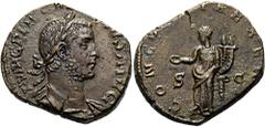 ROMER RÖMISCHE KAISERZEIT. Gallienus, Samtherrschaft, 253 - 260 n. Chr. AE Sesterz ø 29mm (16,68g). 253 - 254 n. Chr. Mzst. Rom. Vs.: IMP C P LIC GALLIENVS AVG, Panzerbüste mit Lorbeerkranz n. r. Rs.: