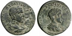 RÖMISCHE PROVINZIALPRÄGUNGEN . KILIKIEN NINIKA-CLAUDIOPOLIS. Maximinus Thrax, 235 - 238 n.Chr. AE (16,26g). Vs.: IMP MAXIMINVS [PIVS AVG], drapierte Panzerbüste des Maximinus Thrax mit Lorbeerkranz n.