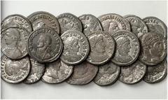 LOTS . Tetrarchie Folles, verschiedene Kaiser der 3. Tetrarchie, vor allem Licinius, Konstantin, konstantinisches Kaiserhaus. VERKAUFT WIE BESEHEN, KEINE RÜCKGABE / SOLD AS IS, NO RETURN. 20 Stück! Me