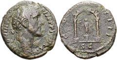 RÖMER RÖMISCHE KAISERZEIT. Antoninus Pius, 138 - 161 n. Chr. AE As ø 26mm (10,33g). 159 - 160 n. Chr. Mzst. Rom. Vs.: ANTONINVS AVG PIVS P P TR P XXIII, Kopf mit Lorbeerkranz n. r. Rs.: COS IIII / S C