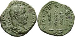 RÖMER RÖMISCHE KAISERZEIT. Philipp I. Arabs, 244 - 249 n. Chr. AE Sesterz ø 29mm (17,05g). Mzst. Rom. Vs.: IMP M [IVL] PHILIPPVS AVG, drapierte Panzerbüste mit Lorbeerkranz n. r. Rs.: FIDES EXERCITVS 