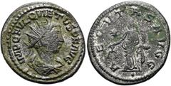 RÖMER RÖMISCHE KAISERZEIT. Quietus, 260 - 261 n. Chr. Antoninian ø 21mm (4,11g). Mzst. Samosata. Vs.: IMP C FVL QVIETVS P F AVG, drapierte Büste mit Strahlenkrone n. r. Rs.: AEQVTAS AVGG, Aequitas mit