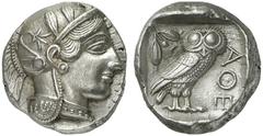 GRIECHEN ATTIKA ATHEN Tetradrachme (17,19g). Wie vorher. Starr Taf. 22f. vz