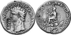 RÖMER RÖMISCHE KAISERZEIT Objekt-Nr.: 2221 Drusus Maior, 38 - 9 v. Chr., Vater des Claudius. AE Sesterz, (25,60 g.), 41 - 50 n. Chr., geprägt unter Claudius. Mzst. Rom. Vs.: NERO CLAVDIVS DRVSVS GERMA