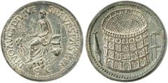 MISCELLAN NEUZEITLICHE NACHAHMUNGEN ANTIKER MÜNZEN Divus Titus, ab 81 n. Chr. AE "Sesterz" (27,35g). Nach Giovanni da Cavino (1500 - 1570 n. Chr.). Vs.: DIVO AVG · T · DIVI VE-SP · F · VESPASIAN, Titu