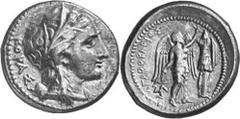 GRIECHEN SIZILIEN SYRAKUS Objekt-Nr.: 1126 Agathokles, 317 - 289 v.Chr. Tetradrachme, (16,89 g.), 3. Periode, ca. 305 - 295 v.Chr. Mzst. in Afrika(?) Vs.: AGAQOKLEIOS, Kopf der Kore n. r. Rs.: Nike er