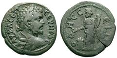 RÖMISCHE PROVINZIALPRÄGUNGEN MOESIA INFERIOR NIKOPOLIS ODESSOS. Septimius Severus, 193 - 211 n. Chr. AE (8,68g). D. buste lauré, drapé et cuirassé de Septime Sévère à dr. R. le grand dieu d'Odessos (D