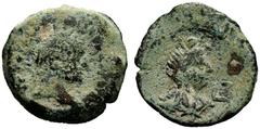 RÖMISCHE PROVINZIALPRÄGUNGEN ÄGYPTEN ALEXANDRIA Vespasian, 69 - 79 n. Chr. AE Diobol (11,40g). (an 7 = 74/75 ap. J. -C. ). D. tête laurée de Vespasien à dr. R. LZ ; buste drapé d'Isis à dr. , le basil