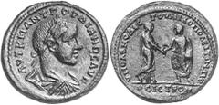 RÖMISCHE PROVINZIALPRÄGUNGEN MOESIA INFERIOR NIKOPOLIS Objekt-Nr.: 1844 Gordian III., 238 - 244 n.Chr. AE (12,72 g.), Statthalter Sab. Modestus, Vs.: AUT K M ANT GORDIANOS AUG, Büste mit Panzer, Palud