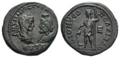 RÖMISCHE PROVINZIALPRÄGUNGEN MOESIA INFERIOR DIONYSOPOLIS Gordian III., 238 - 244 n. Chr. Gordian III., 238 - 244 n. Chr. (15.05g). Vs.: ΑΥΤ Κ Μ / ΑΝΤΩΝΙΟΣ [ΓΟΡΔΙΑΝΟΣ ΑΥΓ], drapierte Büsten des Gordia