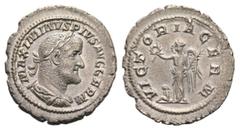 RÖMER RÖMISCHE KAISERZEIT Maximinus Thrax, 235 - 238 n. Chr. Maximinus Thrax, 235 - 238 n. Chr. Denar (2.29g). Mzst.Rom. Vs.: MAXIMINVS PIVS AVG GERM, drapierte Panzerbüste mit Lorbeerkranz n. r. Rs.: