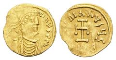 BYZANZ Constantinus IV. Pogonatus, 668 - 685 n. Chr. Constantinus IV. Pogonatus, 668 - 685 n. Chr. Tremissis (1.37g). 669 - 681 n. Chr. Mzst.Konstantinopel. Vs.: [d N CONSTAN]-TINVS PP A, drapierte Pa